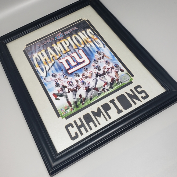 Framed Super Bowl XLII Champions New York Giants - Picture 7 of 10